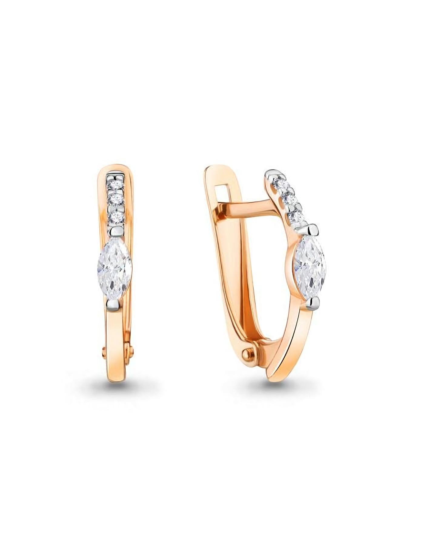 

Серьги из золота TEO MAORI 848872.1, фианит, 848872.1