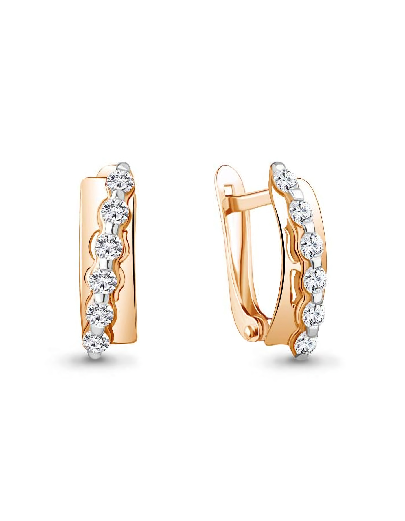 

Серьги из золота TEO MAORI 849232.1, фианит, 849232.1
