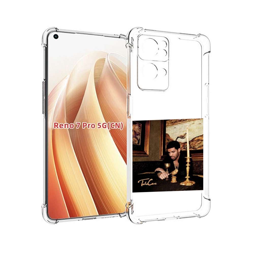 

Чехол MyPads Drake - Take Care для OPPO Reno7 Pro 5G, Прозрачный, Tocco