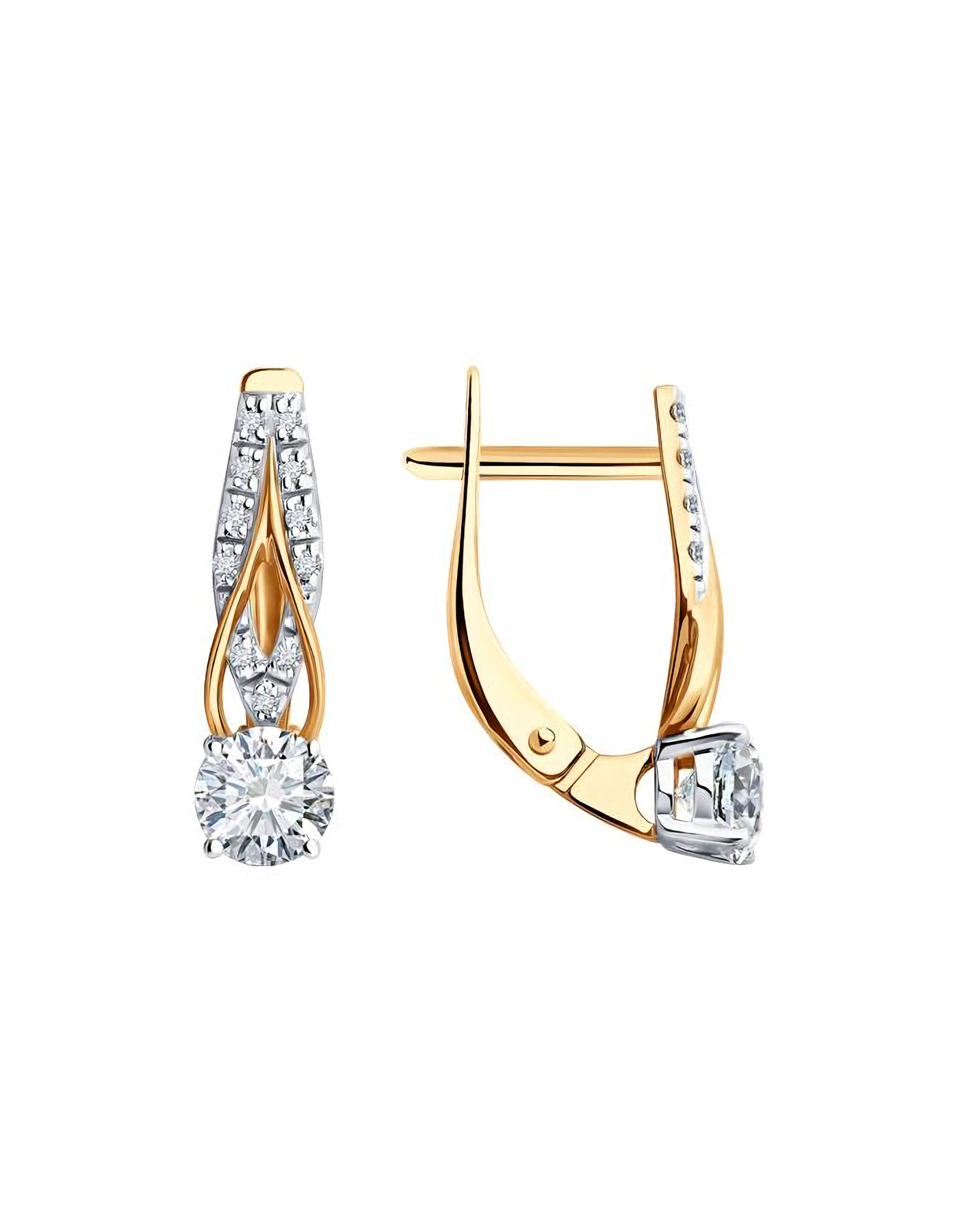 

Серьги из золота TEO MAORI 851-120-02515-1, фианит, 851-120-02515-1
