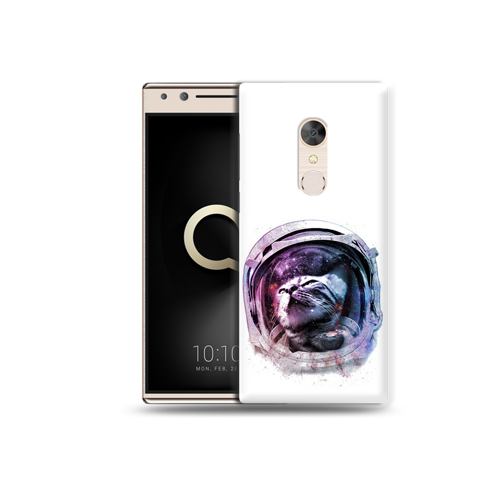 

Чехол MyPads Tocco для Alcatel 5 кот в шлеме (PT110913.675.396), Прозрачный, Tocco