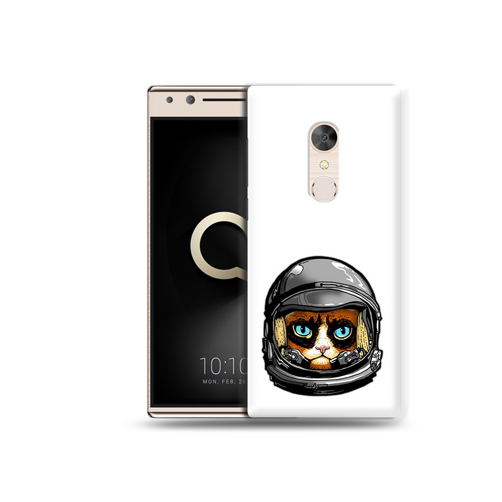 

Чехол MyPads Tocco для Alcatel 5 кот космонавт (PT110913.675.400), Прозрачный, Tocco