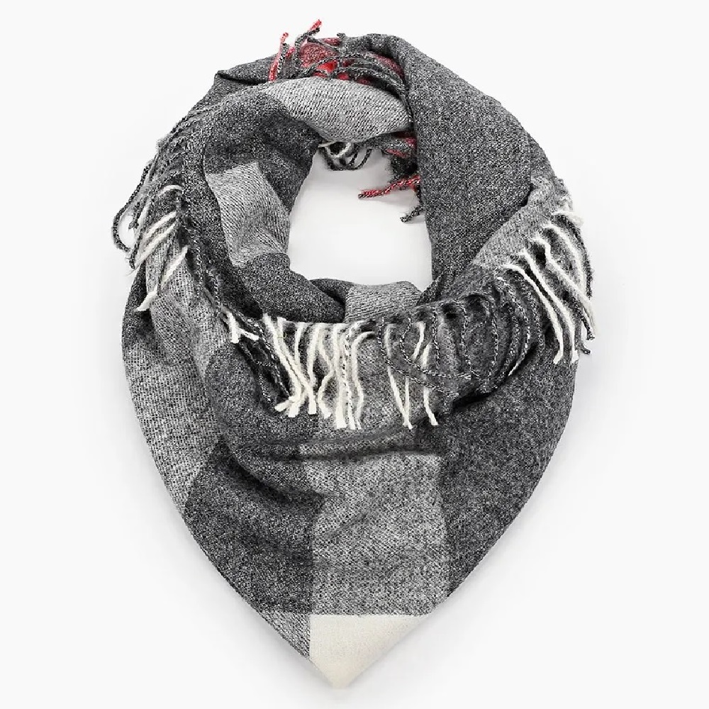 

Шарф женский Rosedena shawlcyB480 чёрный, 100х100 см, shawlcyB480