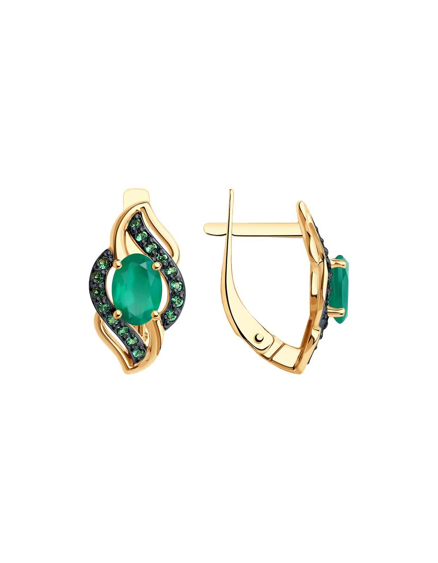 

Серьги из золота TEO MAORI 851-320-01614-3, агат, 851-320-01614-3