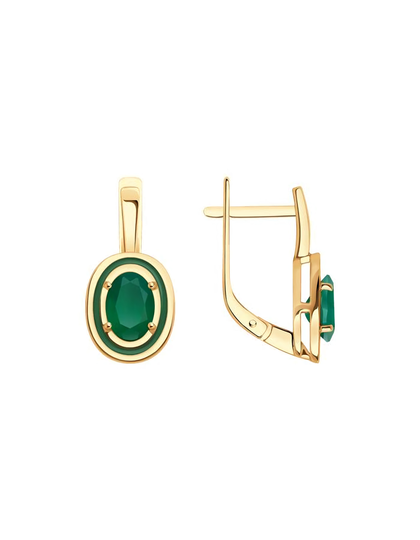 

Серьги из золота TEO MAORI 851-320-02509-7, агат, 851-320-02509-7