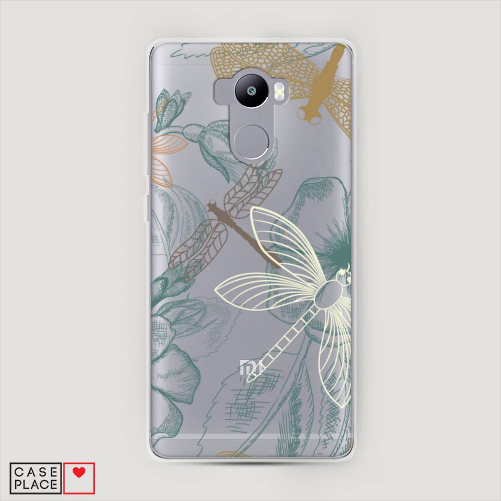 

Пластиковый чехол "Тени стрекоз" на Xiaomi Redmi 4