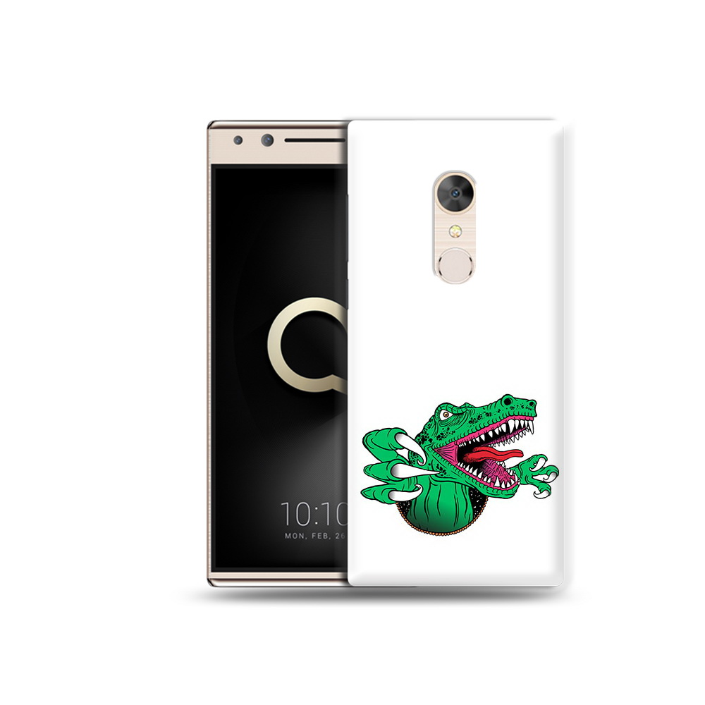 Чехол MyPads Tocco для Alcatel 5 крокодил (PT110913.675.417)