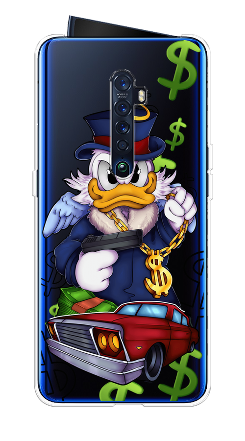 

Чехол на Oppo Reno 2 "Scrooge McDuck with a Gold Chain", Красный;синий;белый, 253550-6