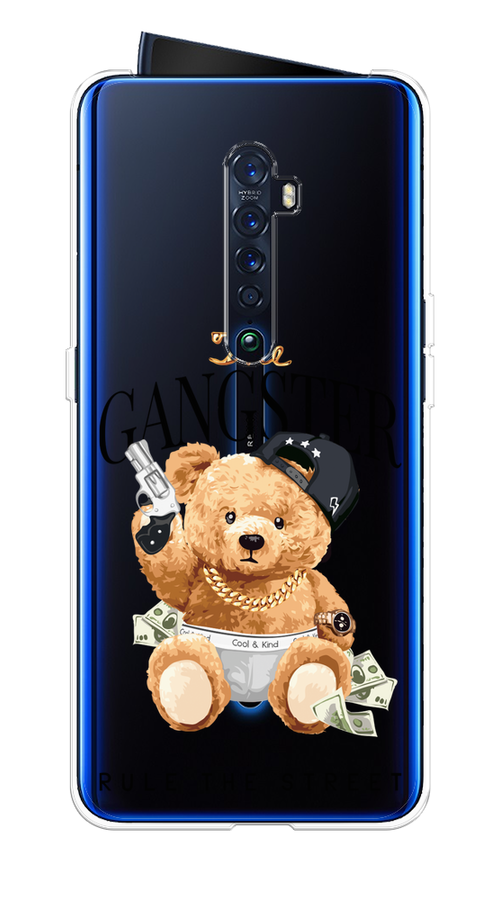 

Чехол на Oppo Reno 2 "The Gangster", Бежевый;серый;черный, 253550-6