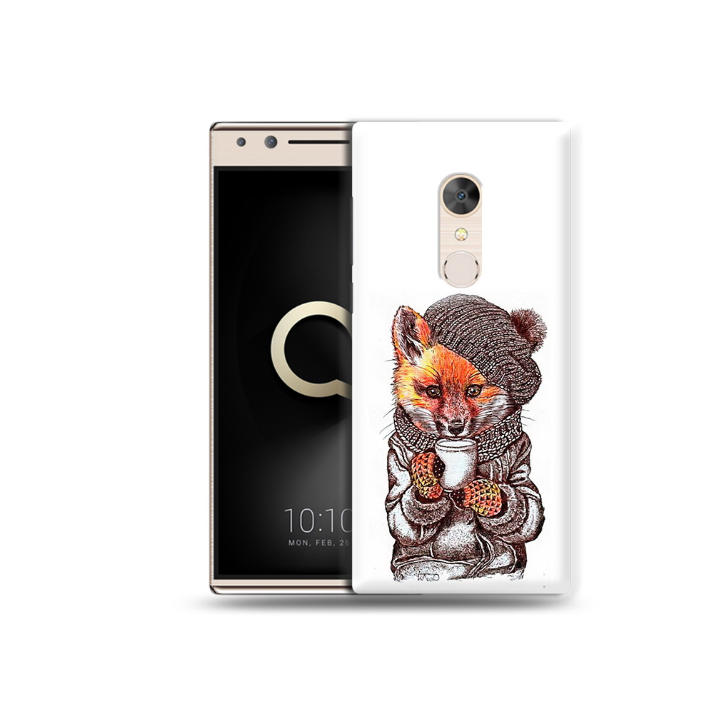 

Чехол MyPads Tocco для Alcatel 5 лиса в шапке (PT110913.675.437), Tocco