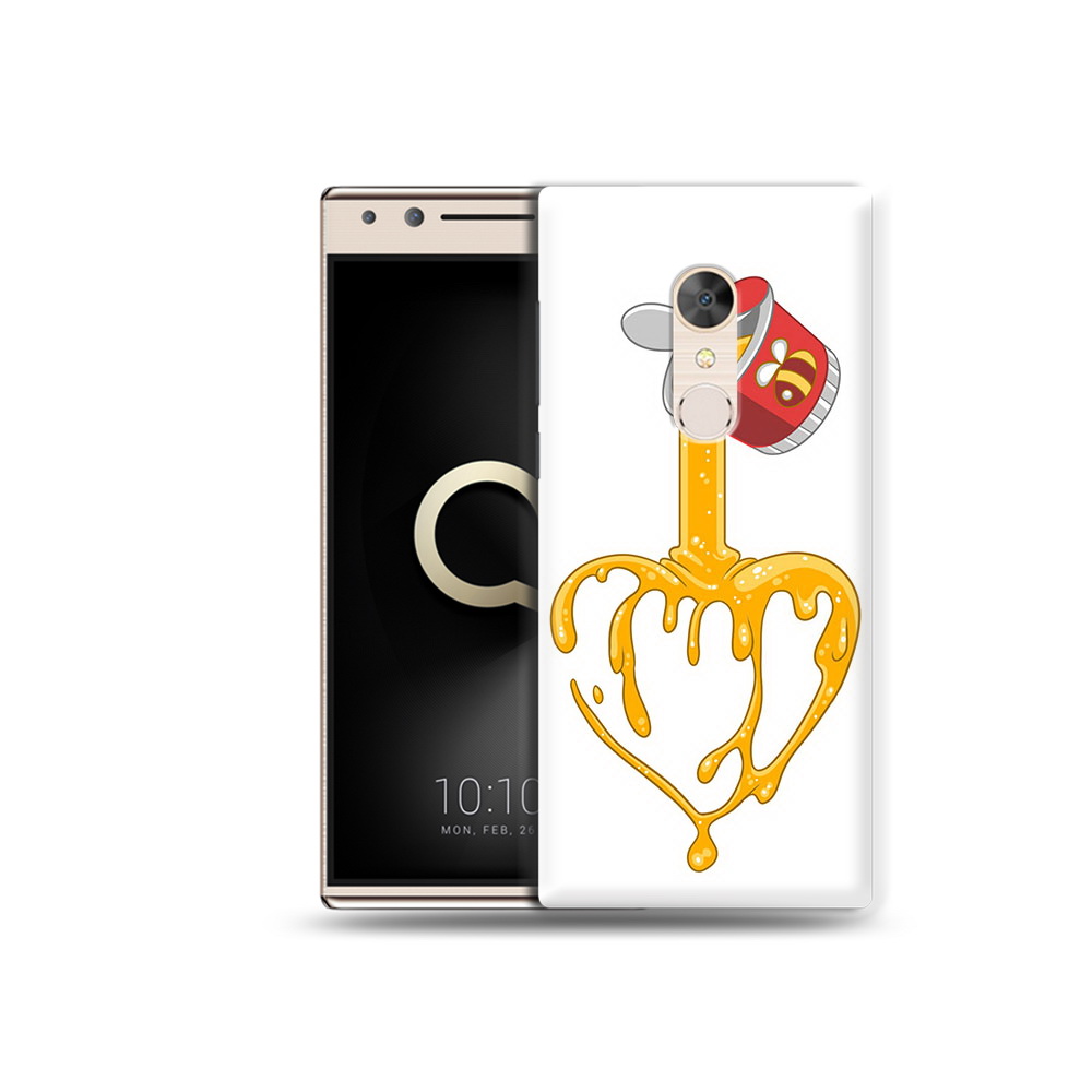 Чехол MyPads Tocco для Alcatel 5 медовое сердце (PT110913.675.471)