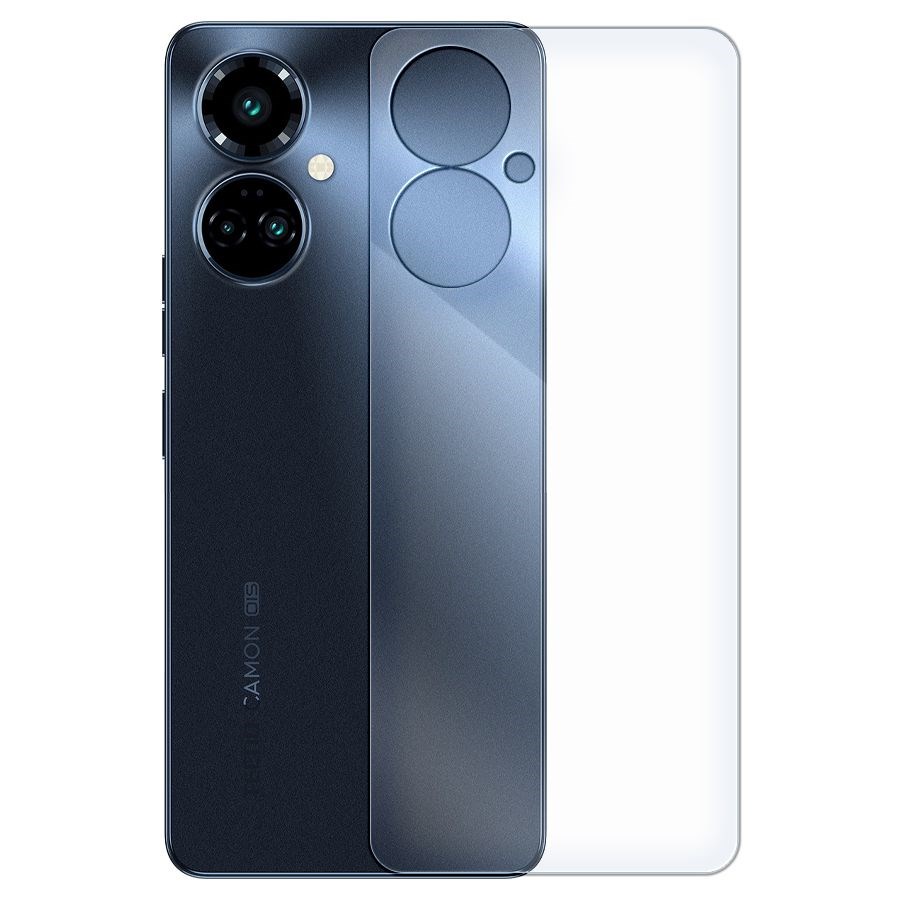 

Стекло защитное гибридное Krutoff для Tecno Camon 19 Neo задняя сторона