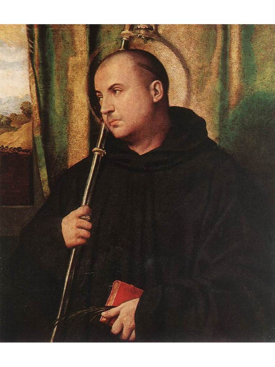 

Постер DRABS A2 Моретто да Брешиа A Saint Monk