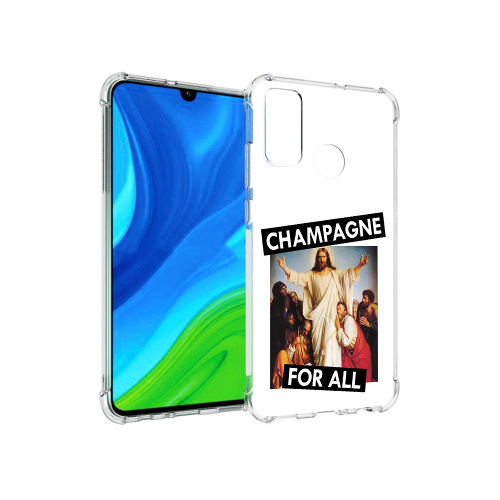 

Чехол MyPads Tocco для Huawei P Smart (2020) шампанское, Прозрачный, Tocco