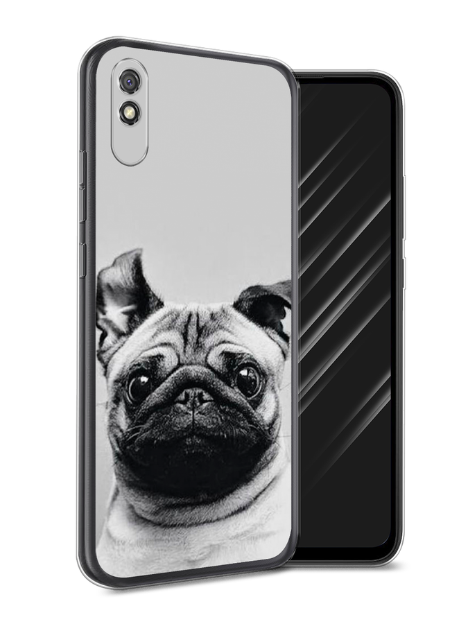 

Чехол Awog на Xiaomi Redmi 9A "Ушастый мопс", Разноцветный, 38950-1