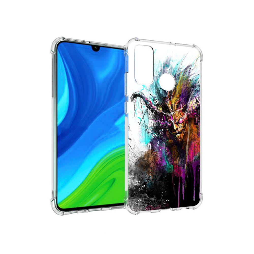 

Чехол MyPads Tocco для Huawei P Smart (2020) яркий дьявол, Прозрачный, Tocco