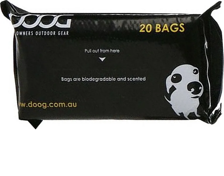 Пакеты для уборки за собакой Doog, 20 шт
