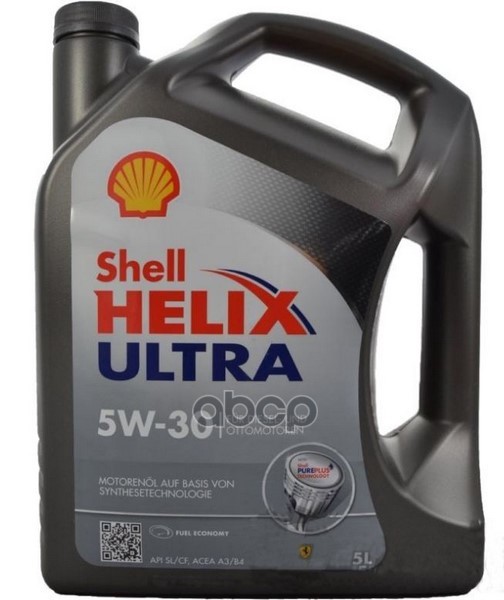 Моторное масло Shell синтетическое HELIX ULTRA 5W30 5л 100048504224