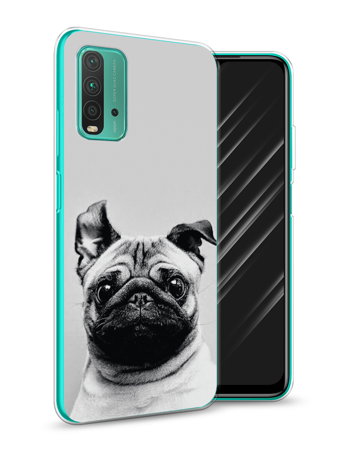 

Чехол Awog на Xiaomi Redmi 9T "Ушастый мопс", Разноцветный, 39850-1