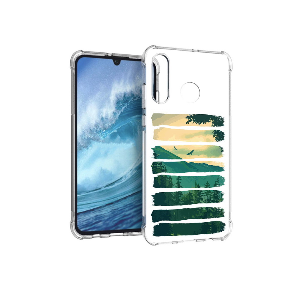 

Чехол MyPads Tocco для Huawei P30 Lite Лесная чаща, Прозрачный, Tocco