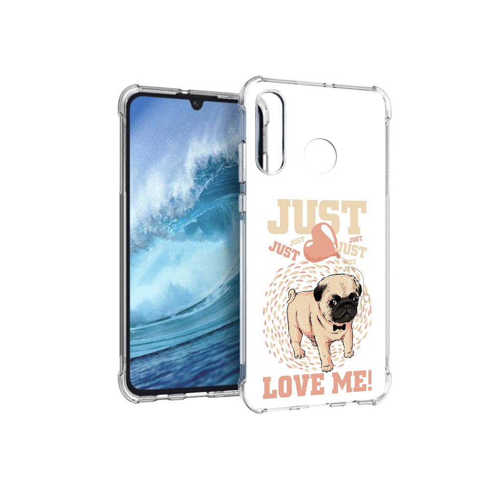 

Чехол MyPads Tocco для Huawei P30 Lite Люби меня, Прозрачный, Tocco