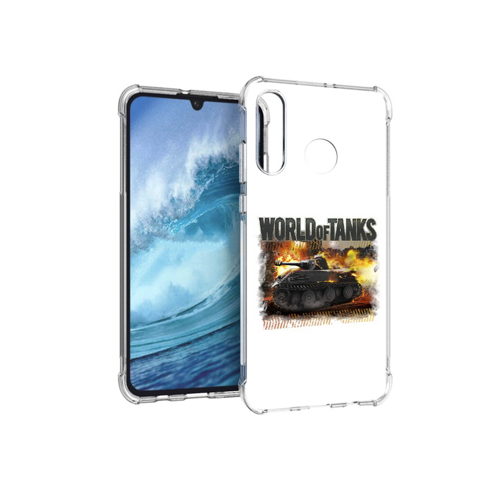 

Чехол MyPads Tocco для Huawei P30 Lite Мир танков-2, Прозрачный, Tocco