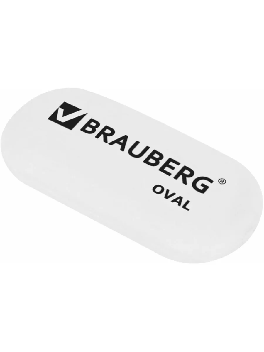 

Ластик канцелярский Oval 131195, ПВХ, 1 шт, 2x5x7 см,, Разноцветный, Ластик