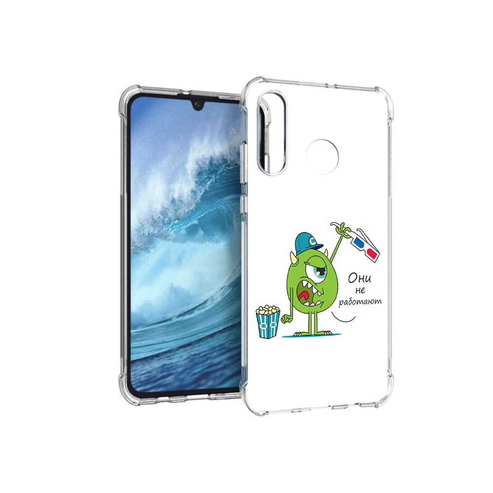 

Чехол MyPads Tocco для Huawei P30 Lite Очки не работают, Прозрачный, Tocco
