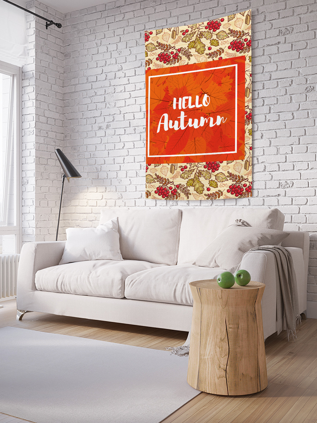 

Вертикальное фотопанно на стену JoyArty Привет,осень 150x200 см, Привет,осень