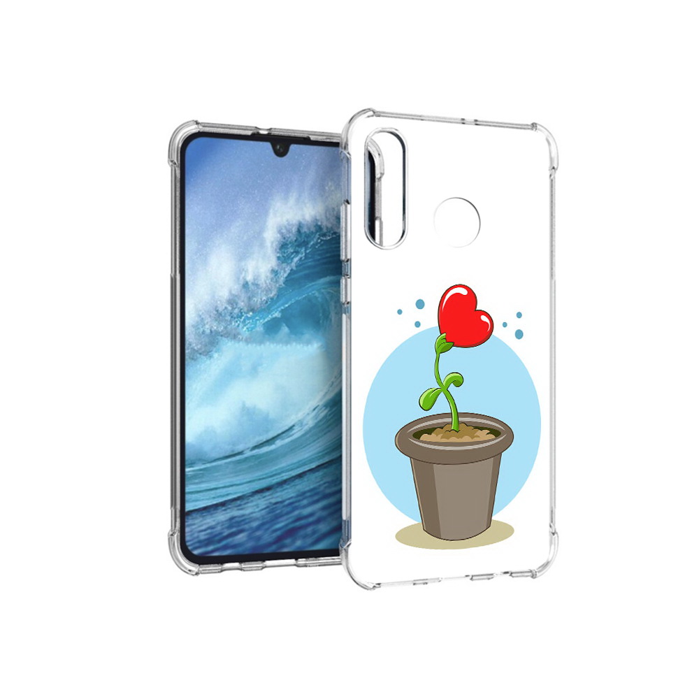 Чехол MyPads Tocco для Huawei P30 Lite Растение любви 14 февраля