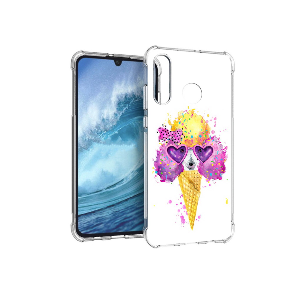 Чехол MyPads Tocco для Huawei P30 Lite Рожок