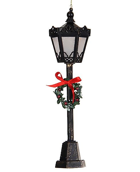 фото Елочная игрушка edelman уличный фонарь в стиле ретро 168855 23 см 1 шт.