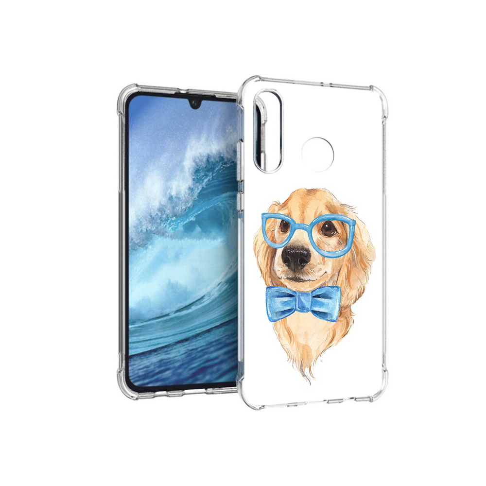 

Чехол MyPads Tocco для Huawei P30 Lite Собака интеллигент, Прозрачный, Tocco
