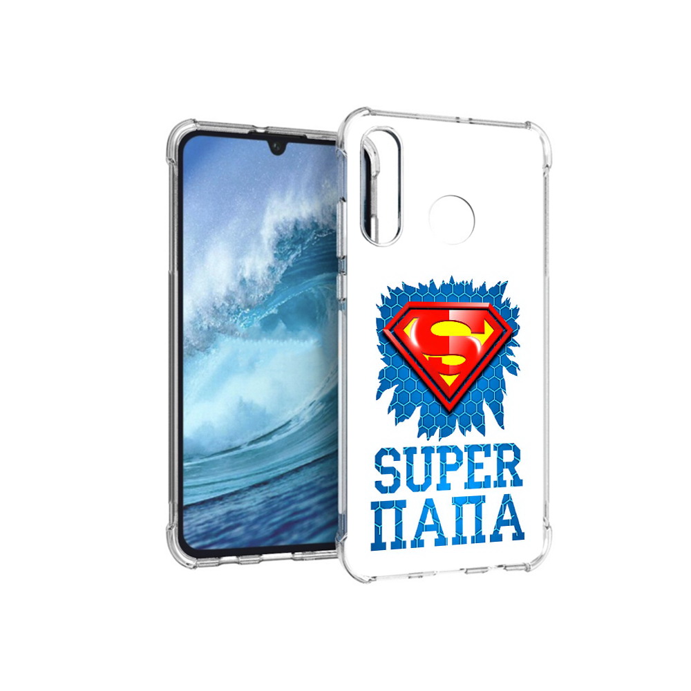 

Чехол MyPads Tocco для Huawei P30 Lite Супер Папа, Прозрачный, Tocco
