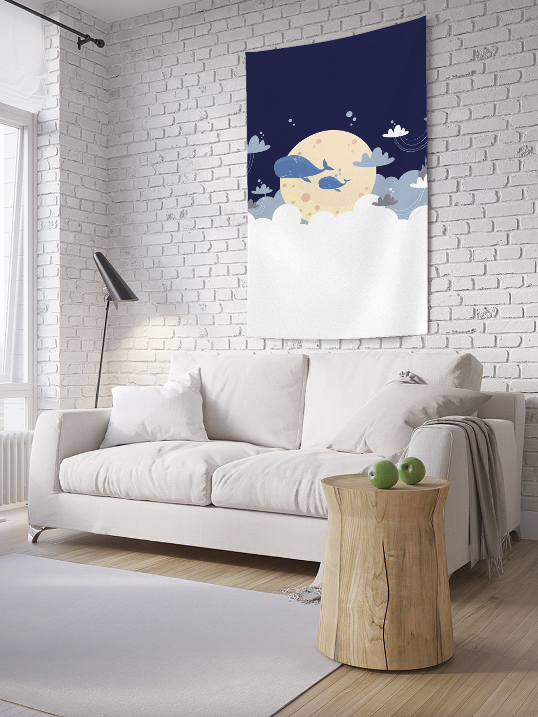 

Вертикальное фотопанно на стену JoyArty Китовые грёзы 150x200 см, Китовые грёзы