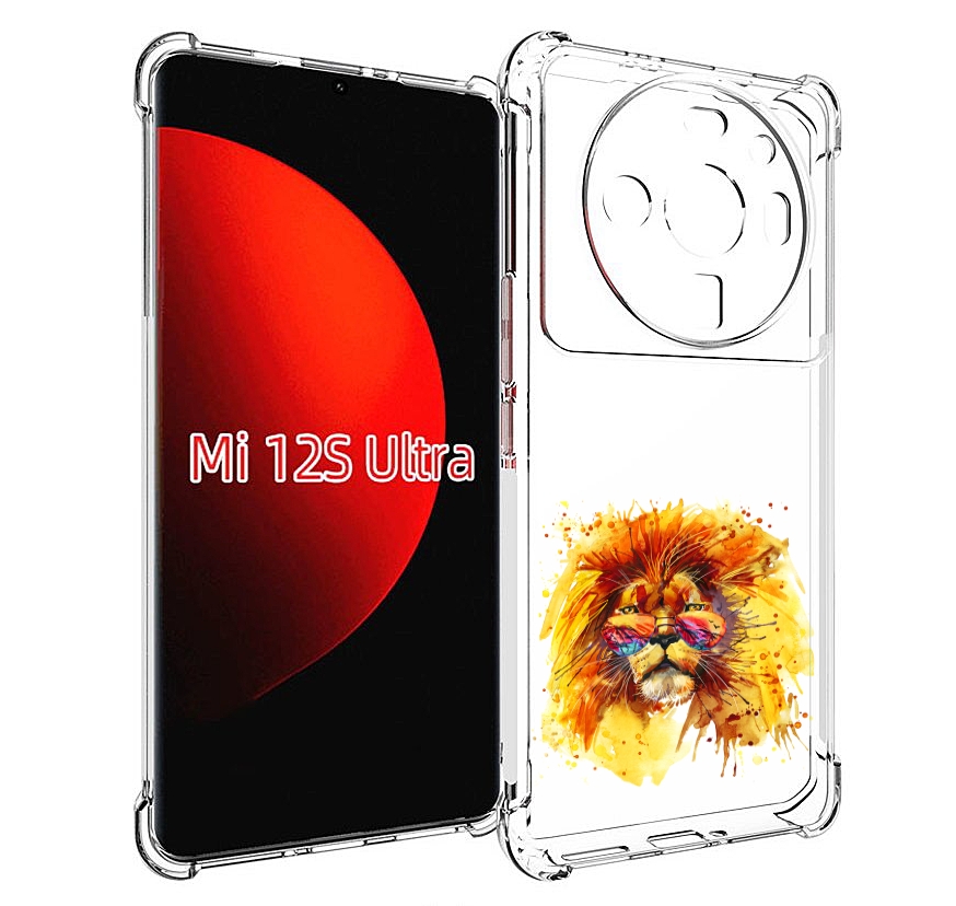 

Чехол MyPads лев в очках для Xiaomi 12S Ultra, Прозрачный, Tocco