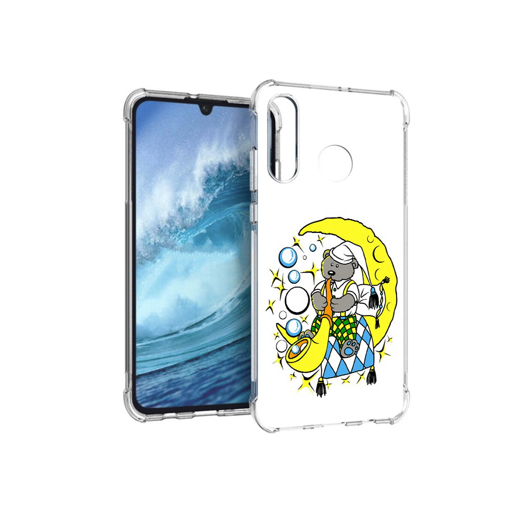

Чехол MyPads Tocco для Huawei P30 Lite Сырная луна, Прозрачный, Tocco