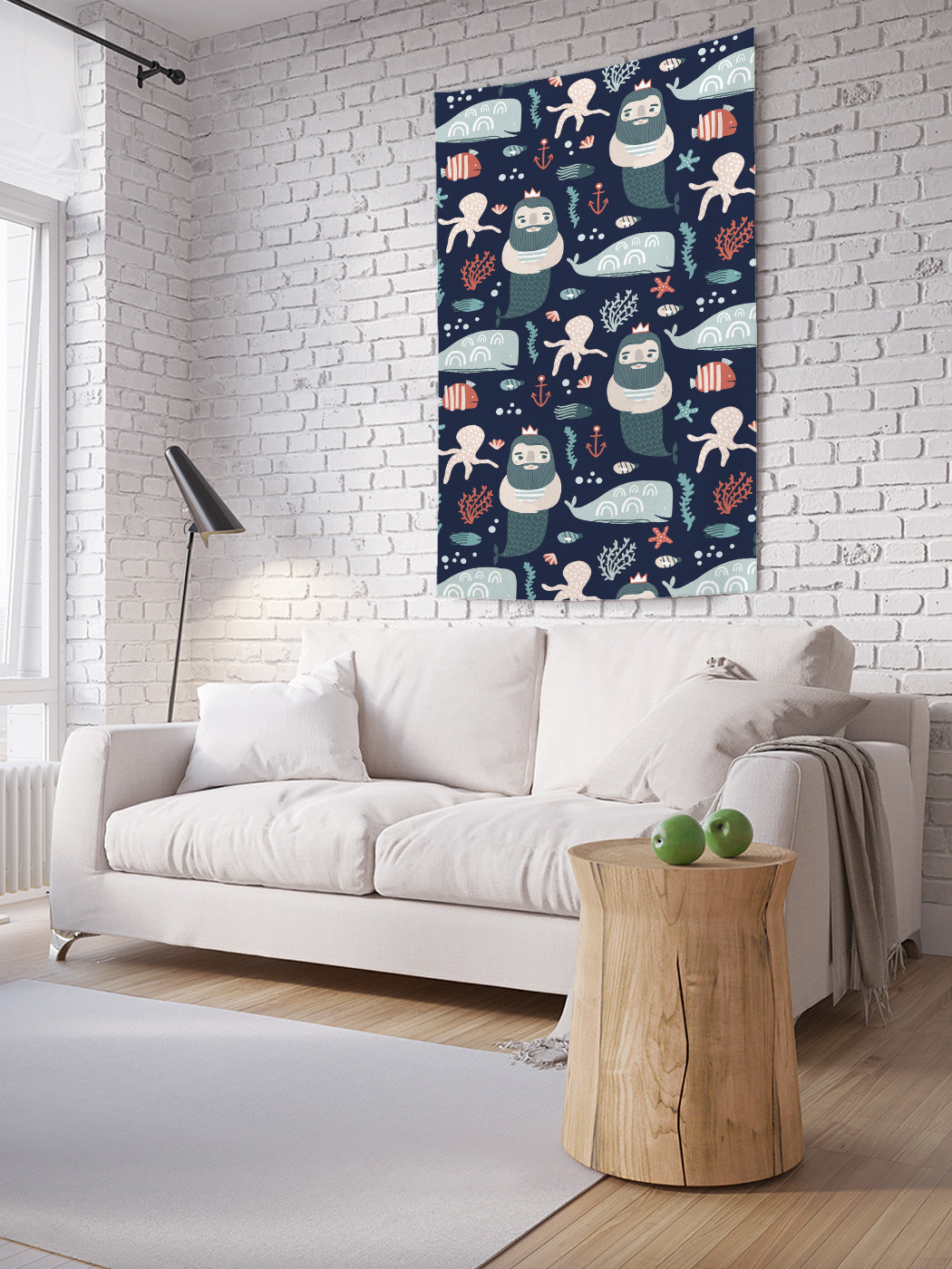 

Вертикальное фотопанно на стену JoyArty Король-рыба 150x200 см, Король-рыба