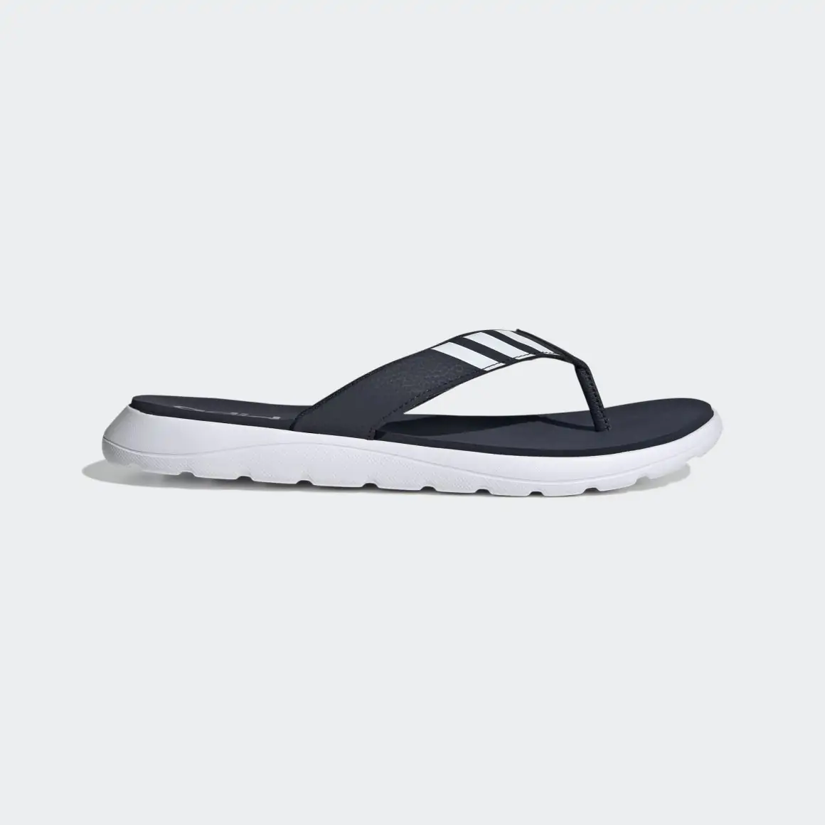 фото Шлепанцы мужские adidas comfort flip flop синие 10 uk