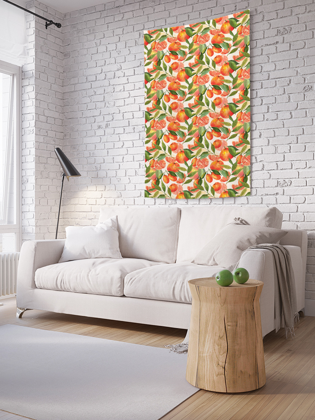 

Вертикальное фотопанно на стену JoyArty Сочные мандарины 150x200 см, Сочные мандарины