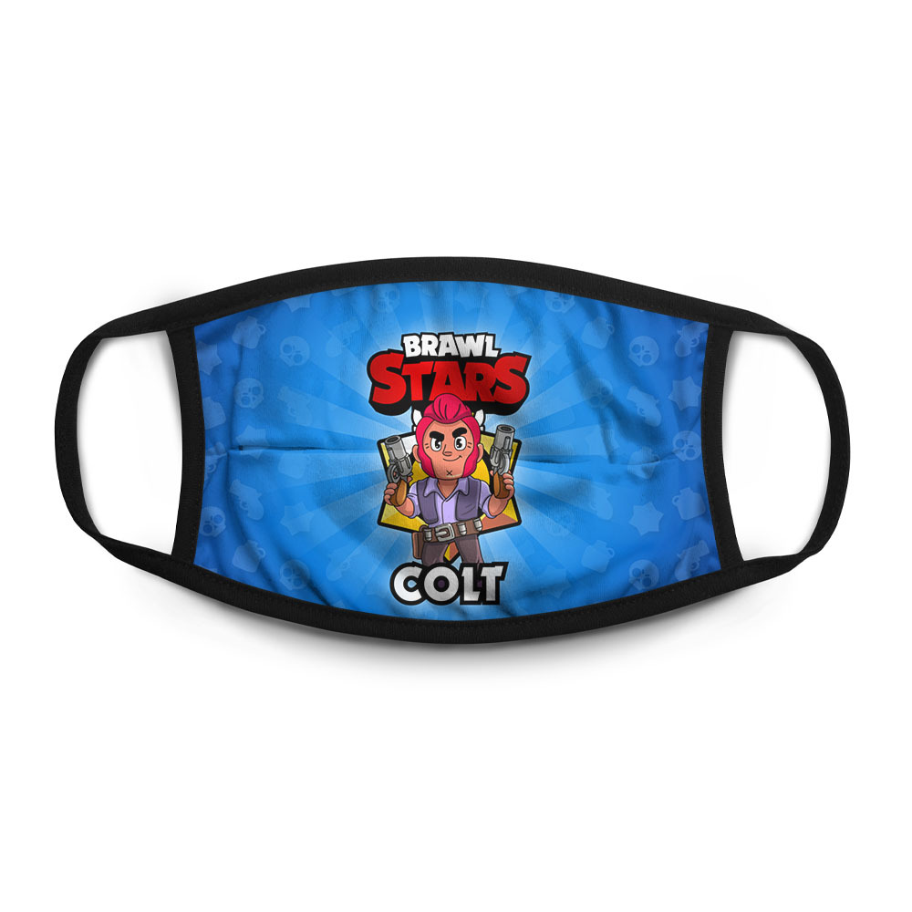 

Многоразовая маска унисекс Burnettie Brawl Stars Colt, Разноцветный, Brawl Stars Colt