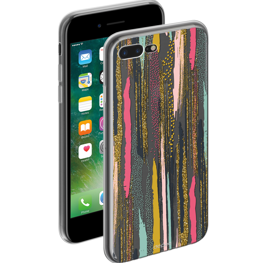 

Чехол Deppa Gel Art Case Штрихи для Apple iPhone 7 Plus/iPhone 8 Plus, Разноцветный, Gel Art Case