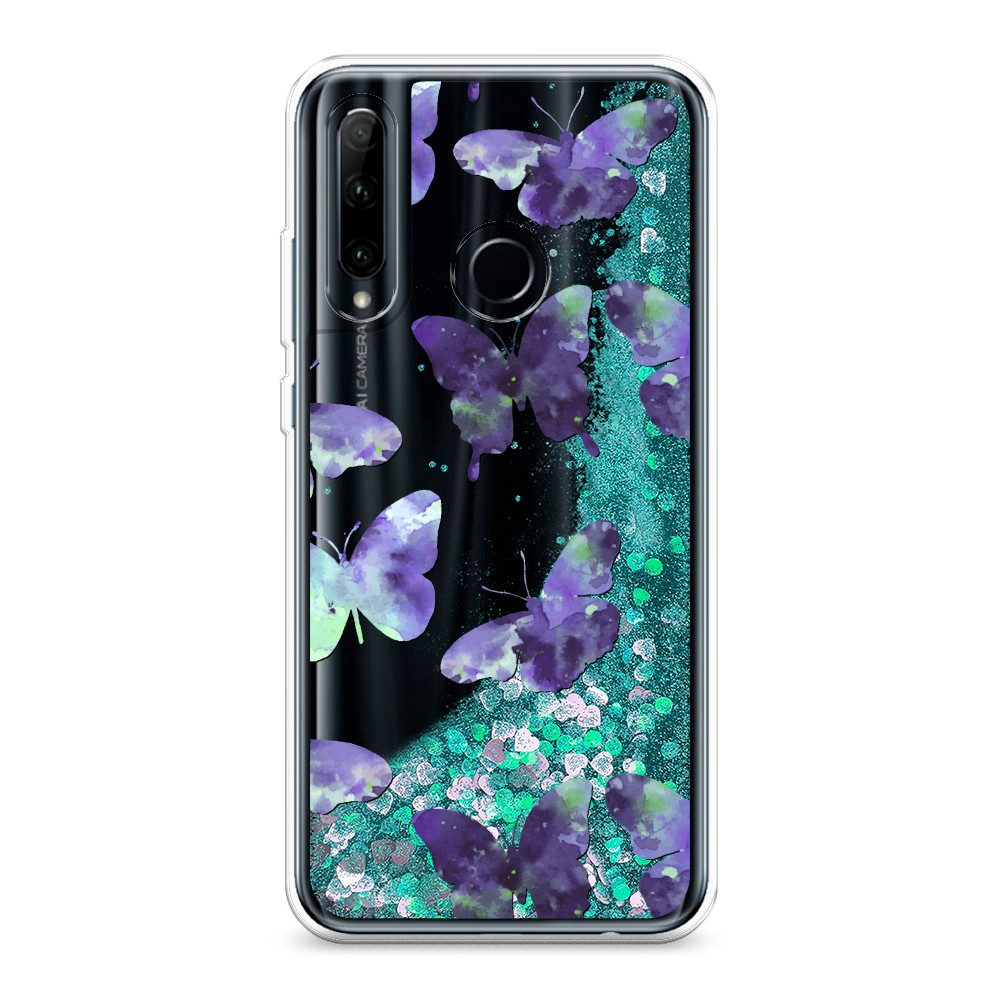 

Чехол Awog на Huawei P Smart Plus 2019/Honor 20 lite 2019/10i/20e "Бабочки отпечатки", Разноцветный, 6104195-1