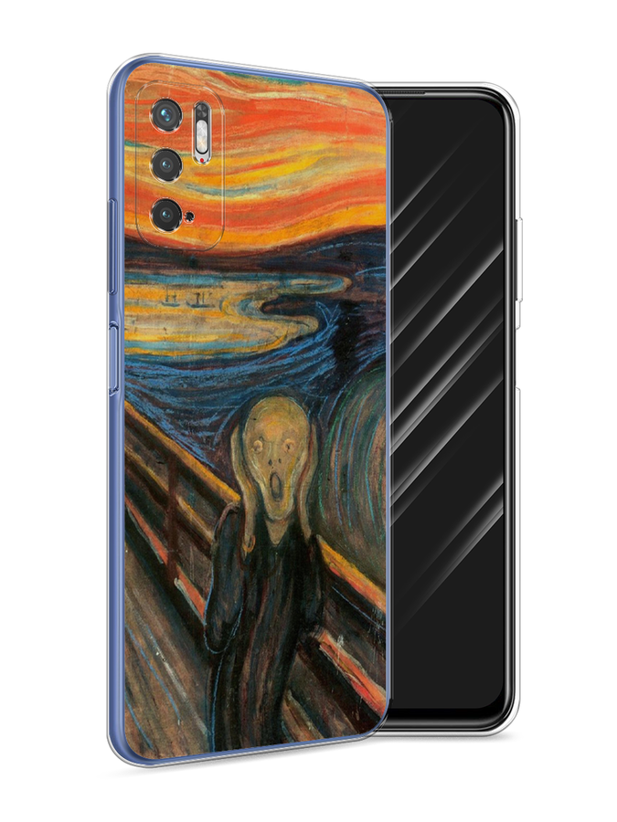 

Чехол Awog на Xiaomi Redmi Note 10T/Note 10 5G/M3 Pro "Крик", Разноцветный, 310850-9