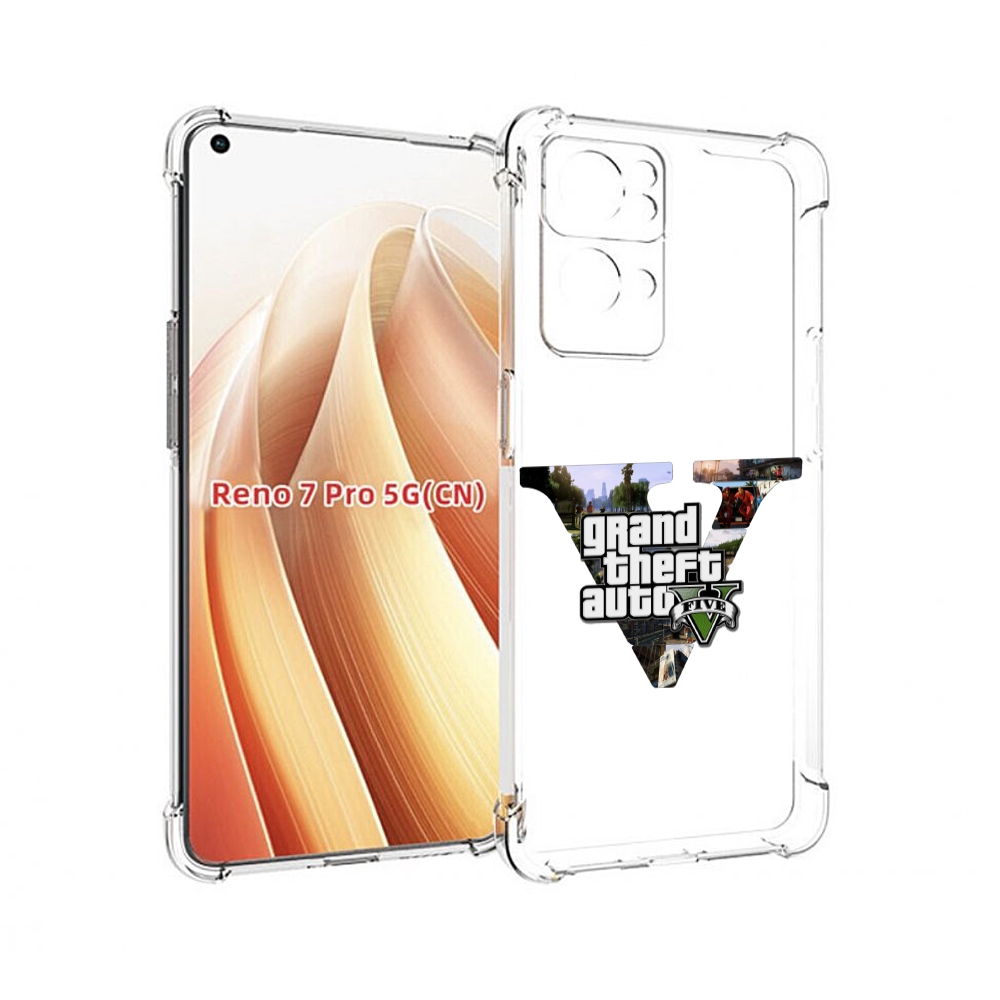 

Чехол MyPads GTA 5 логотип для OPPO Reno7 Pro 5G, Прозрачный, Tocco
