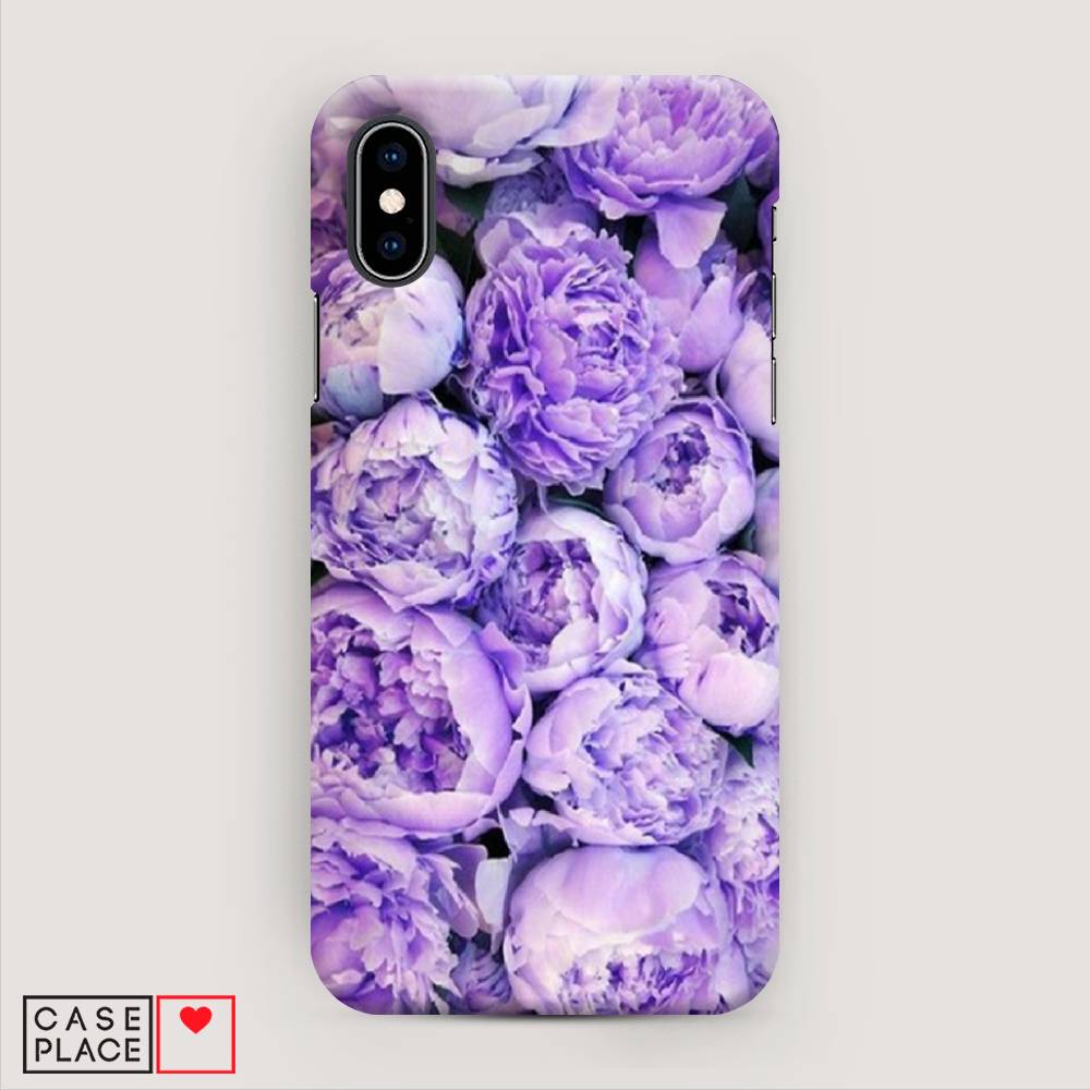 

Пластиковый чехол "Пионы сиреневые" на Apple iPhone X (10), 11020-6