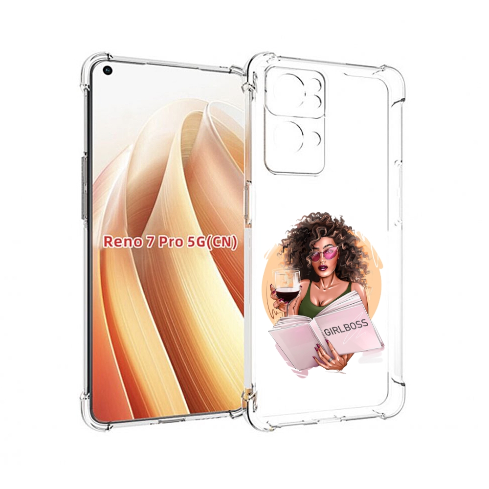 

Чехол MyPads Girlboss with wine_ Etsy женский для Oppo Pro 5, Прозрачный, Tocco