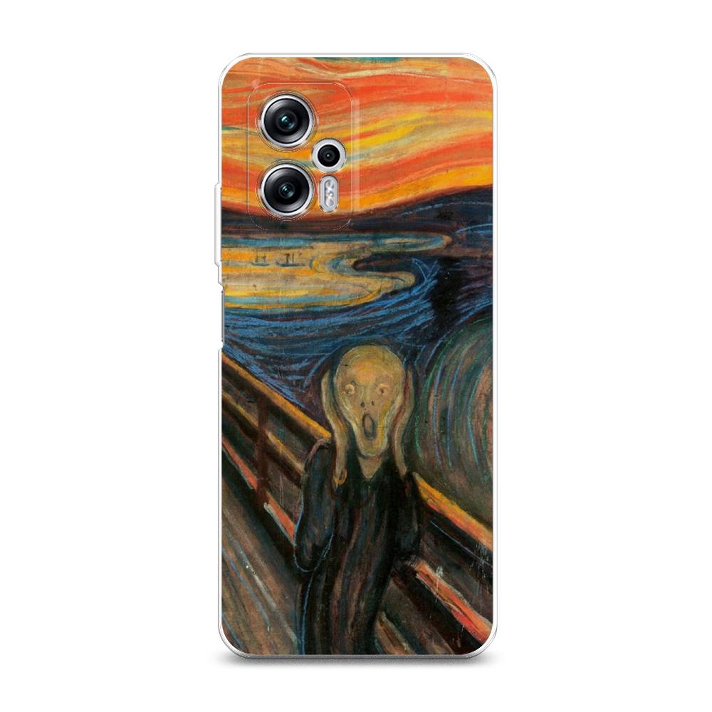 фото Силиконовый чехол "крик" на xiaomi redmi note 11t pro plus awog