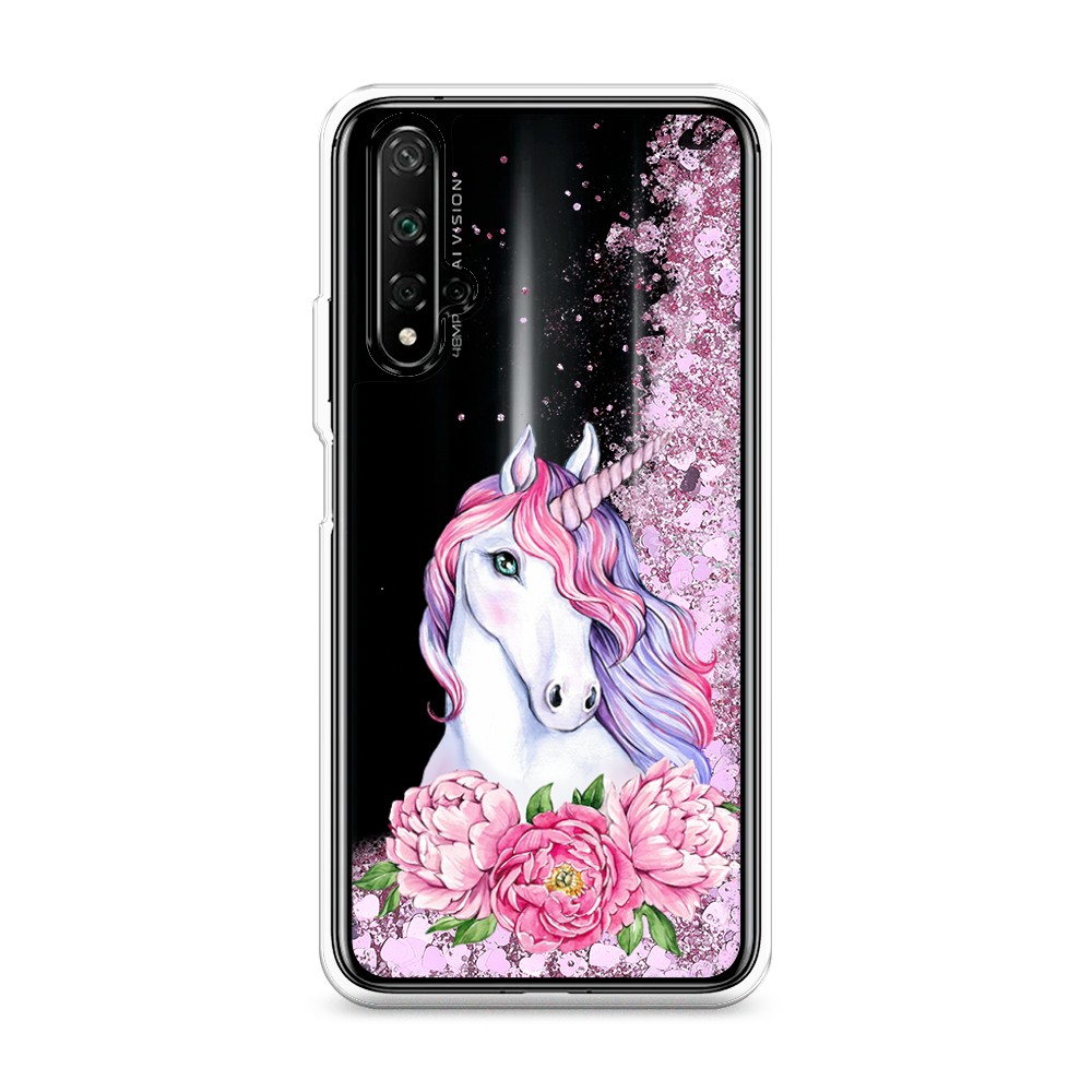 

Чехол Awog "Единорог с пионами" на Honor 20/Huawei Nova 5T, 69594-1