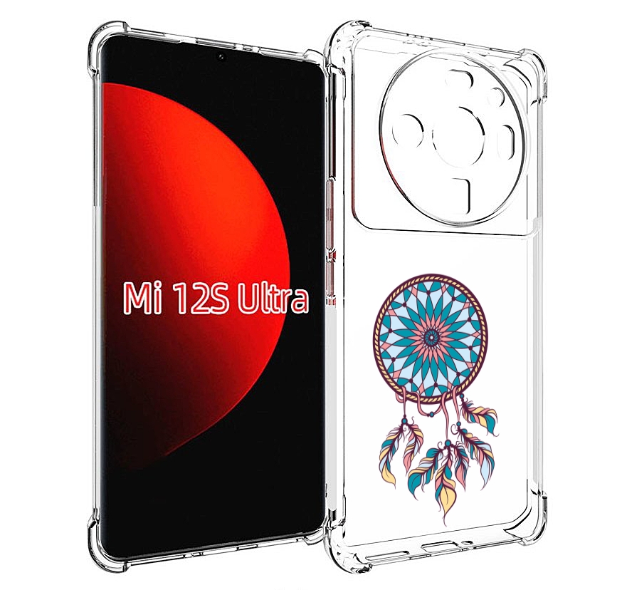 

Чехол MyPads ловец снов синий для Xiaomi 12S Ultra, Прозрачный, Tocco